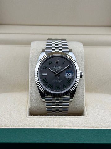 Rolex Datejust 41mm Wimbledon Dial Jubilee Watch 126334 – 2025
