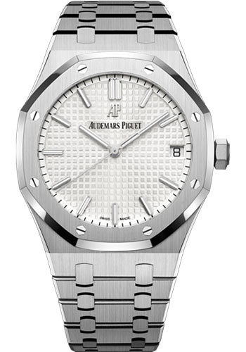 Audemars Piguet Royal Oak Self Winding Watch - 41mm Stainless Steel Case - Silver Dial - Bracelet - 15500ST.OO.1220ST.04