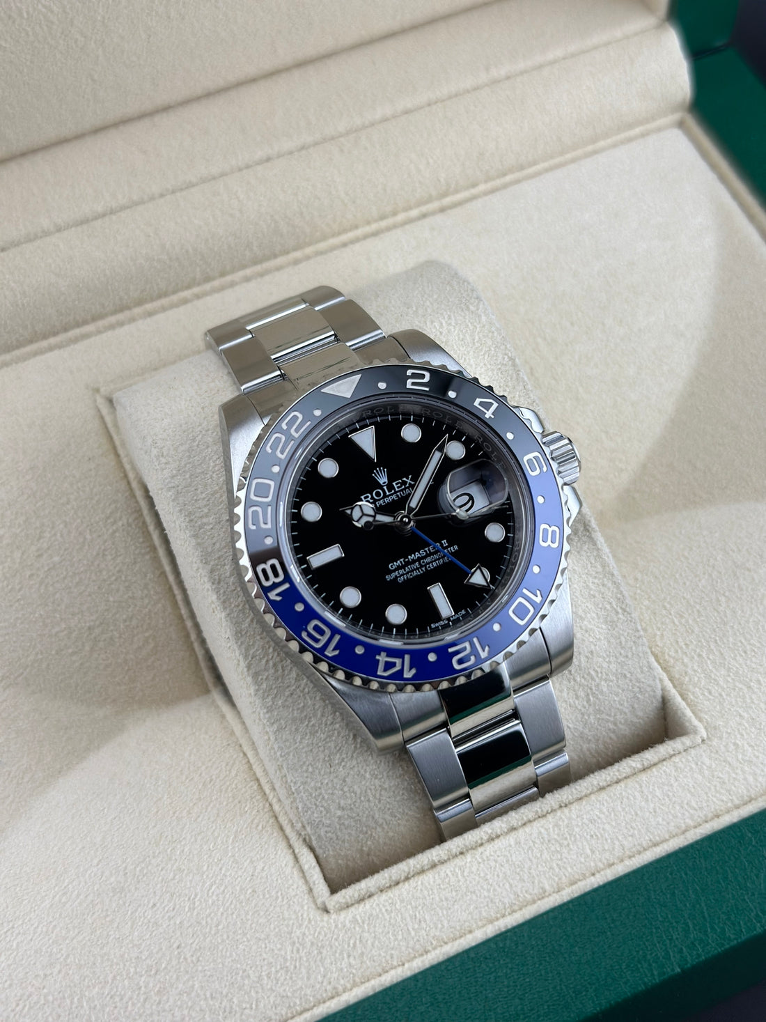 Rolex Steel GMT-Master II 40mm Black Ceramic Oyster 116710BLNR Batman