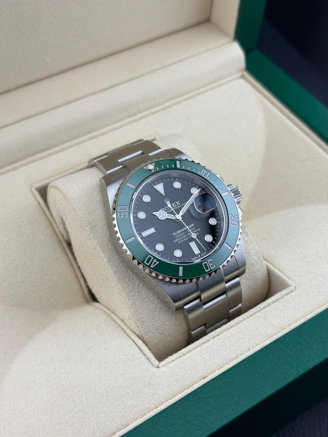 Rolex Steel Submariner 41mm Black Ceramic Oyster 126610LV Starbucks