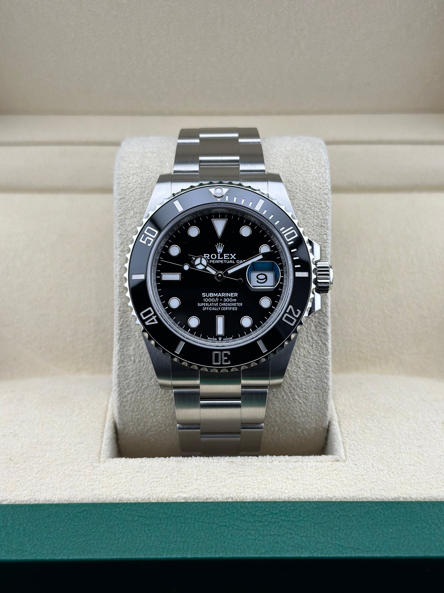 Rolex Steel Submariner 41mm Black Ceramic Oyster 126610LN