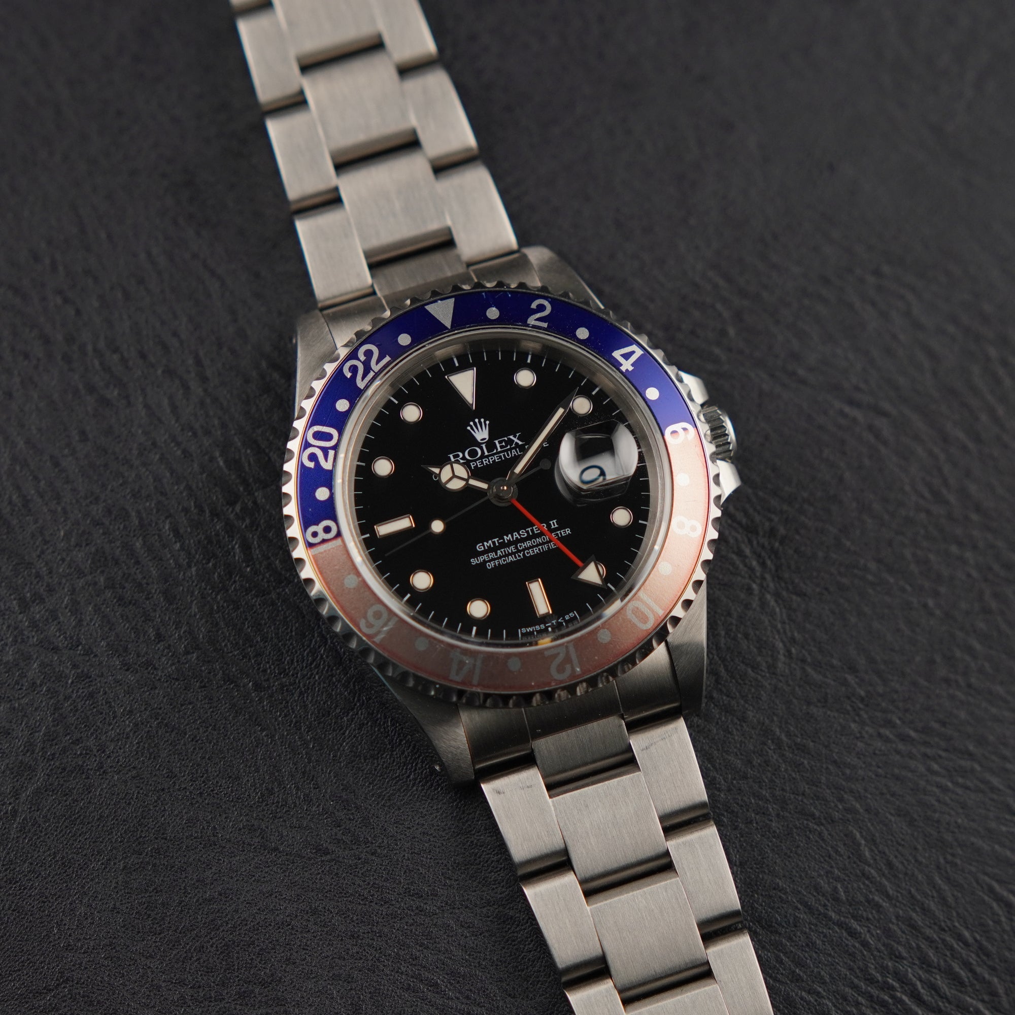 Rolex Steel GMT-Master II 40mm Black Aluminum Oyster 16710