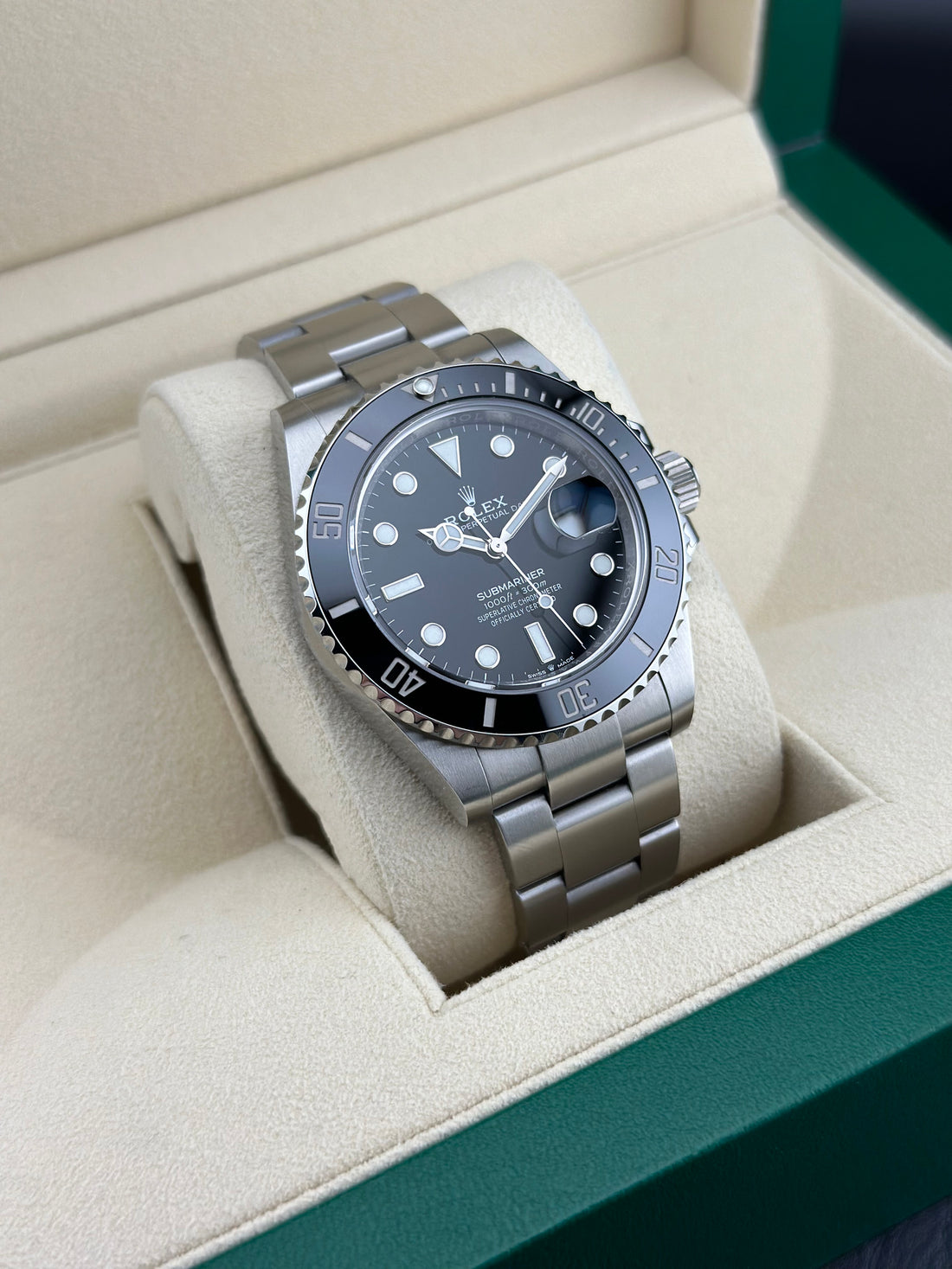 Rolex Steel Submariner Date 41mm Black Ceramic Oyster 126610LN