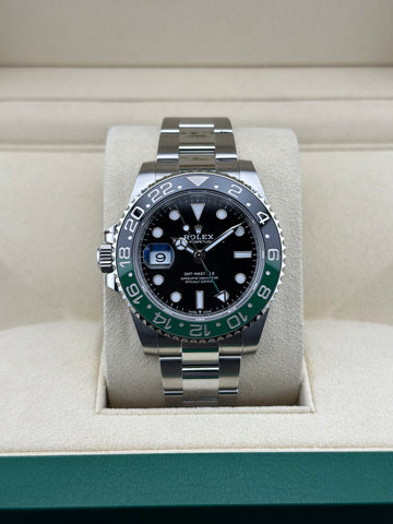 Rolex Stainless Steel GMT-Master II 40mm Black Ceramic Jubilee 126720TVNR Sprite