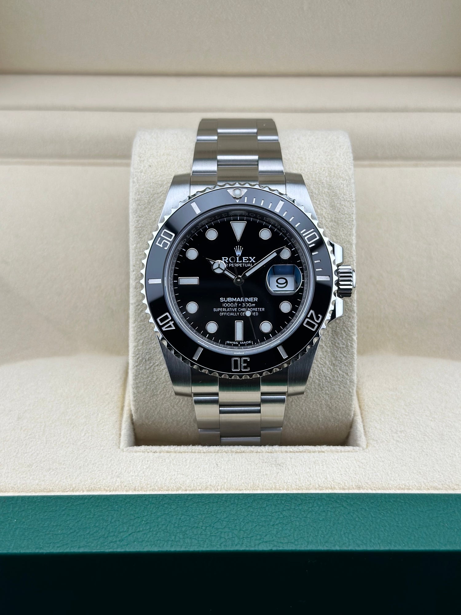 Rolex Steel Submariner Date 40mm Black Ceramic Oyster 116610LN