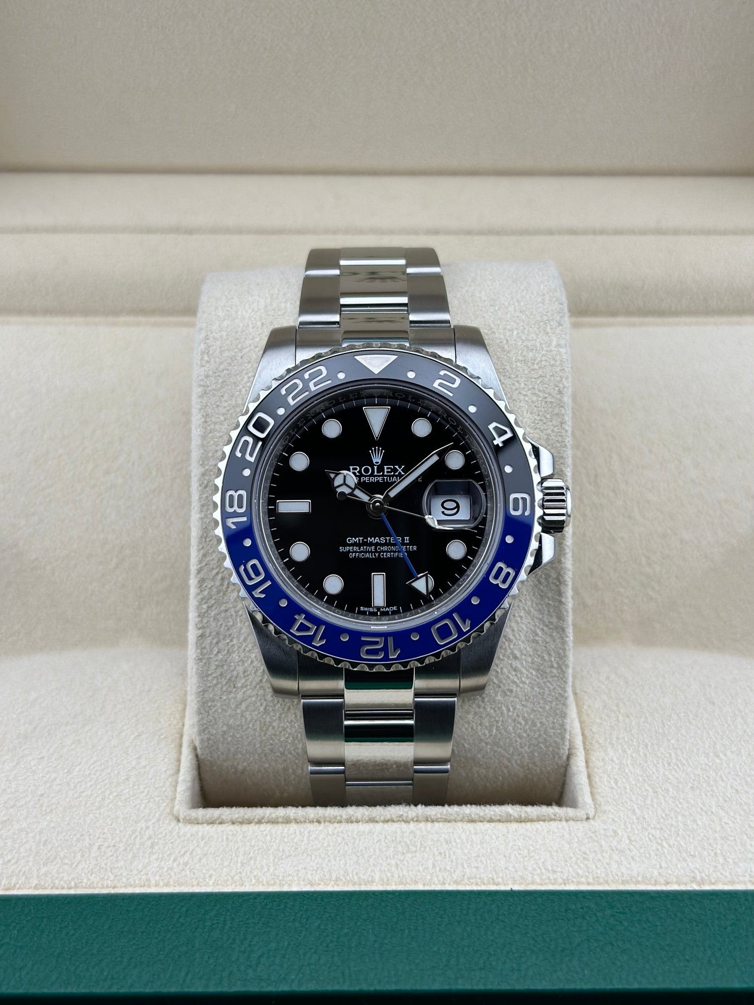 Rolex Steel GMT-Master II 40mm Black Ceramic Oyster 116710BLNR Batman