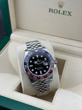 Rolex Steel GMT-Master II 40mm Black Ceramic Jubilee 126710BLRO Pepsi