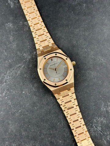 Audemars Piguet Rose Gold Royal Oak 36mm Grey Rose Gold Rose Gold 15097OR Nick Faldo