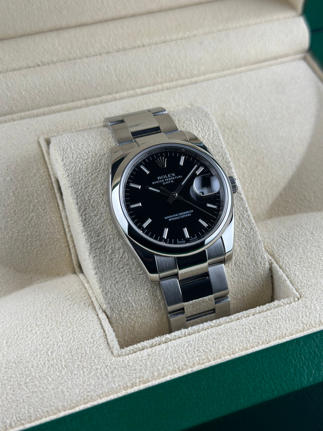 Rolex Oyster Perpetual Black Dial 115200