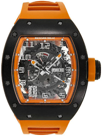 Richard Mille Black Ceramic 50mm Americas Limited Edition Openworked Dial - RM030