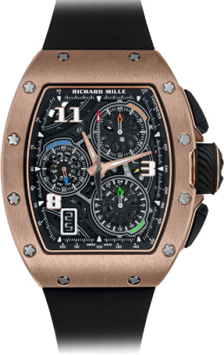 Richard Mille Automatic Winding Lifestyle Flyback Chronograph Openwork Dial | RM72-01