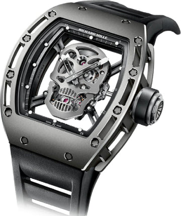 Richard Mille Limited Edition Skull Titanium Tourbillon 50mm Openworked Dial | RM52