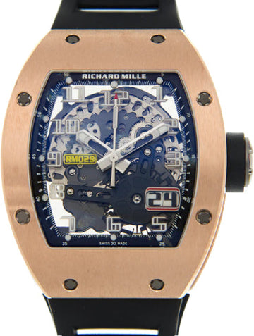 Richard Mille Automatic Winding Oversize Date Rose Gold | RM029