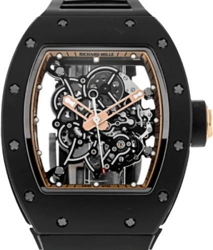 Richard Mille Manual Winding Bubba Watson Black Ceramic "Asia Edition" | RM055