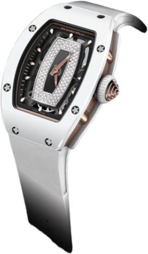 Richard Mille Automatic Winding White Ceramic Diamond Bezel Diamond Jasper Mother of Pearl Dial | RM07-01