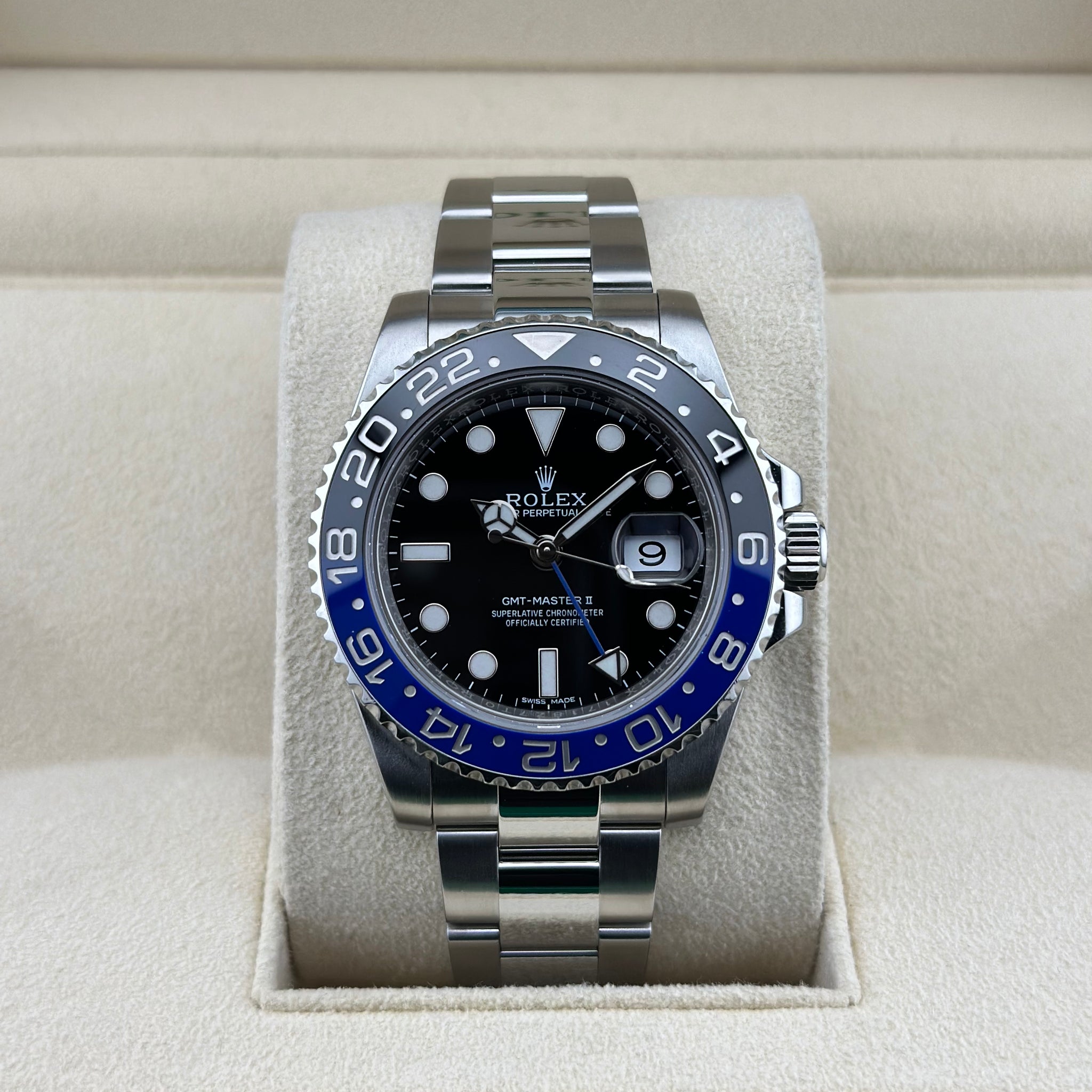 Rolex GMT-Master II Batman 126710BLNR Oyster