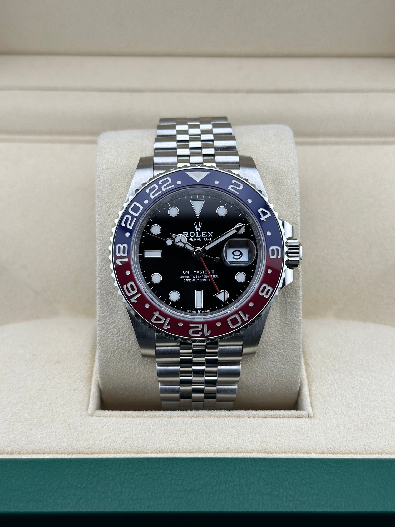 Rolex Steel GMT-Master II 40mm Black Ceramic Jubilee 126710BLRO