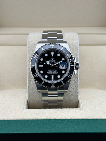 Rolex Steel Submariner Date 41mm Black Ceramic Oyster 126610LN