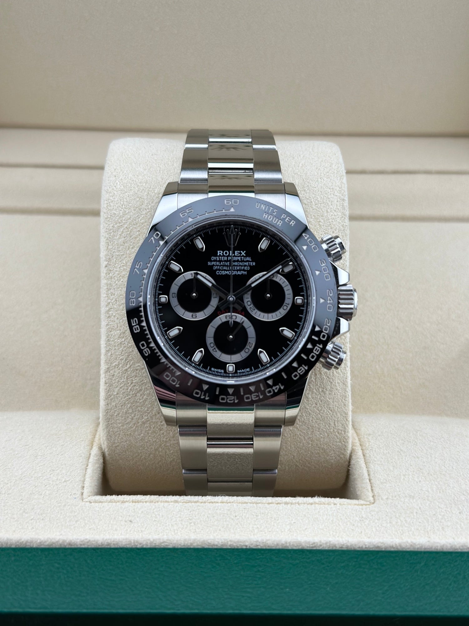 Rolex Steel Daytona 40mm Black Ceramic Oyster 116500