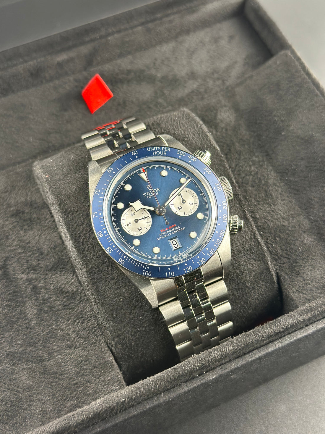 Tudor Stainless Steel Chrono 41mm Blue Steel Stainless Steel 79360B