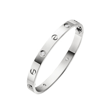 Cartier Love Bracelet Classic Model 4 Diamonds