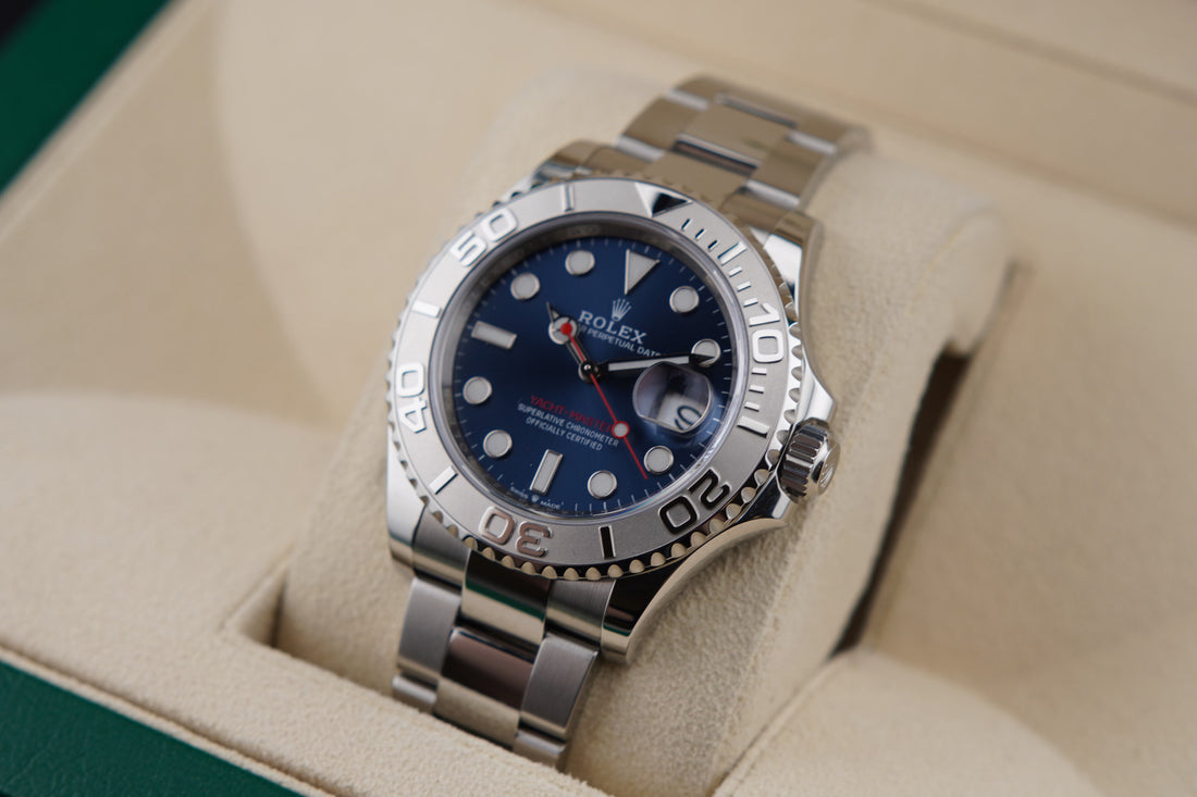 Rolex Stainless Steel Yachtmaster  Blue  Oyster 126622