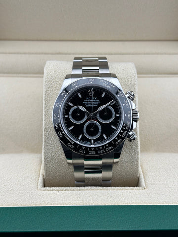 Rolex Steel Daytona 40mm Black Ceramic Oyster 116500LN