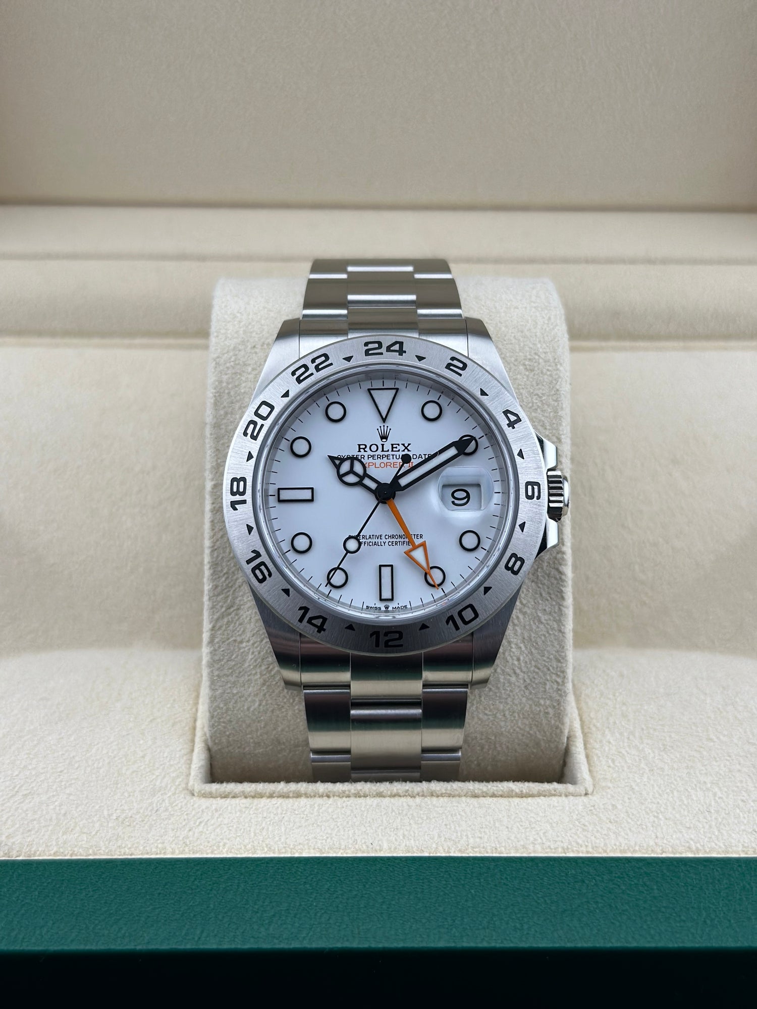 Rolex Steel Explorer II 42mm White Steel Oyster 226570