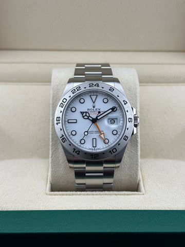 Rolex Steel Explorer II 42mm White Polar Steel Oyster 226570