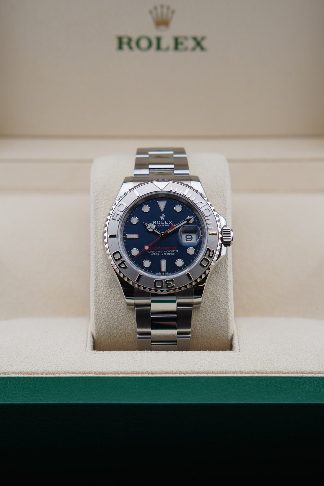 Rolex Stainless Steel Yachtmaster  Blue  Oyster 126622