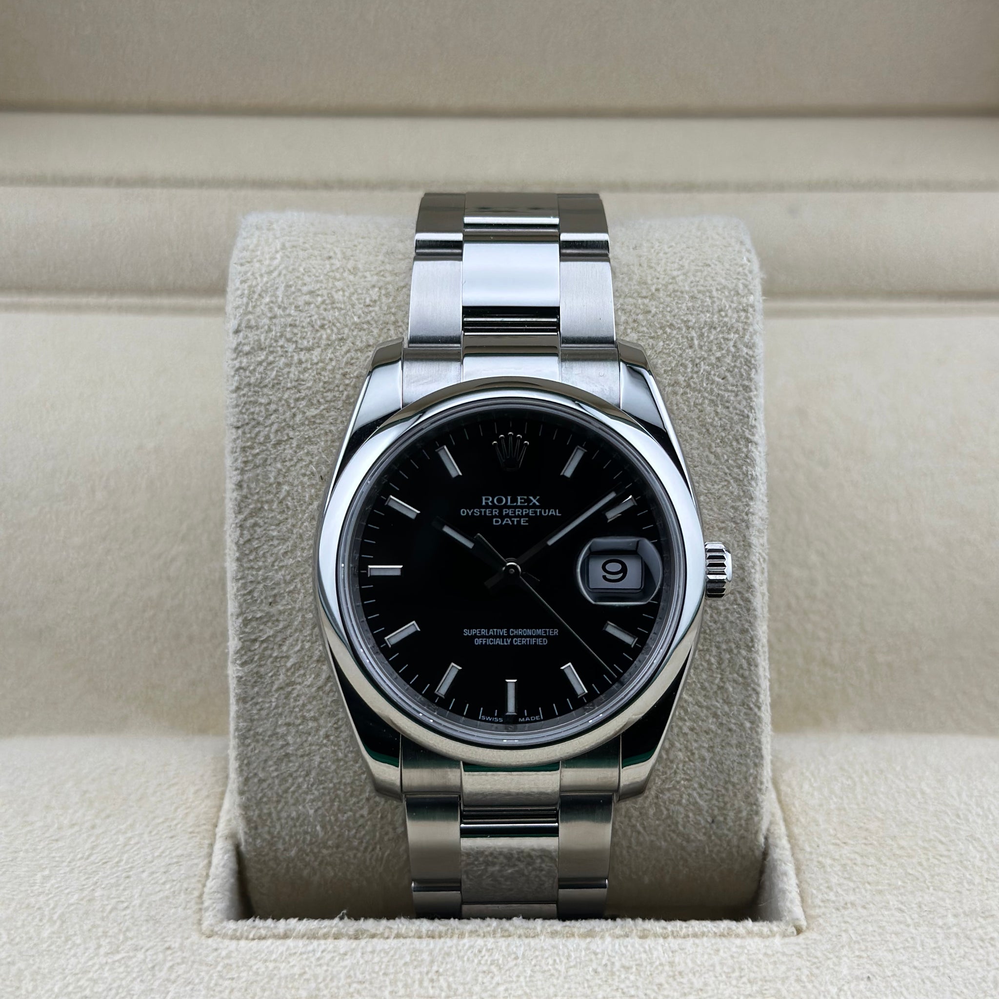 Rolex Oyster Perpetual Black Dial 115200