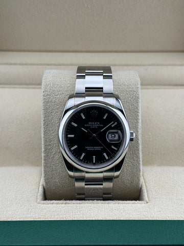 Rolex Oyster Perpetual Black Dial 115200