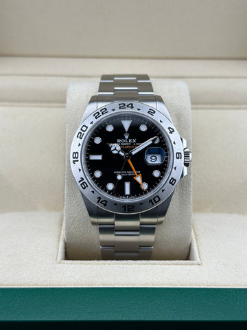 Rolex Steel Explorer II 42mm Black Steel Oyster 226570