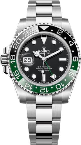Rolex Oystersteel GMT-Master II Watch - Bidirectional Rotatable 24-Hour Graduated Bezel