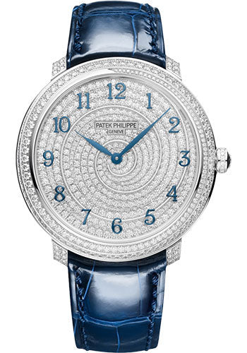 Patek Philippe Calatrava Diamond Ribbon Joaillerie - 36.5 mm - White Gold - Fully Set With Diamonds Dial - 4978/400G-001